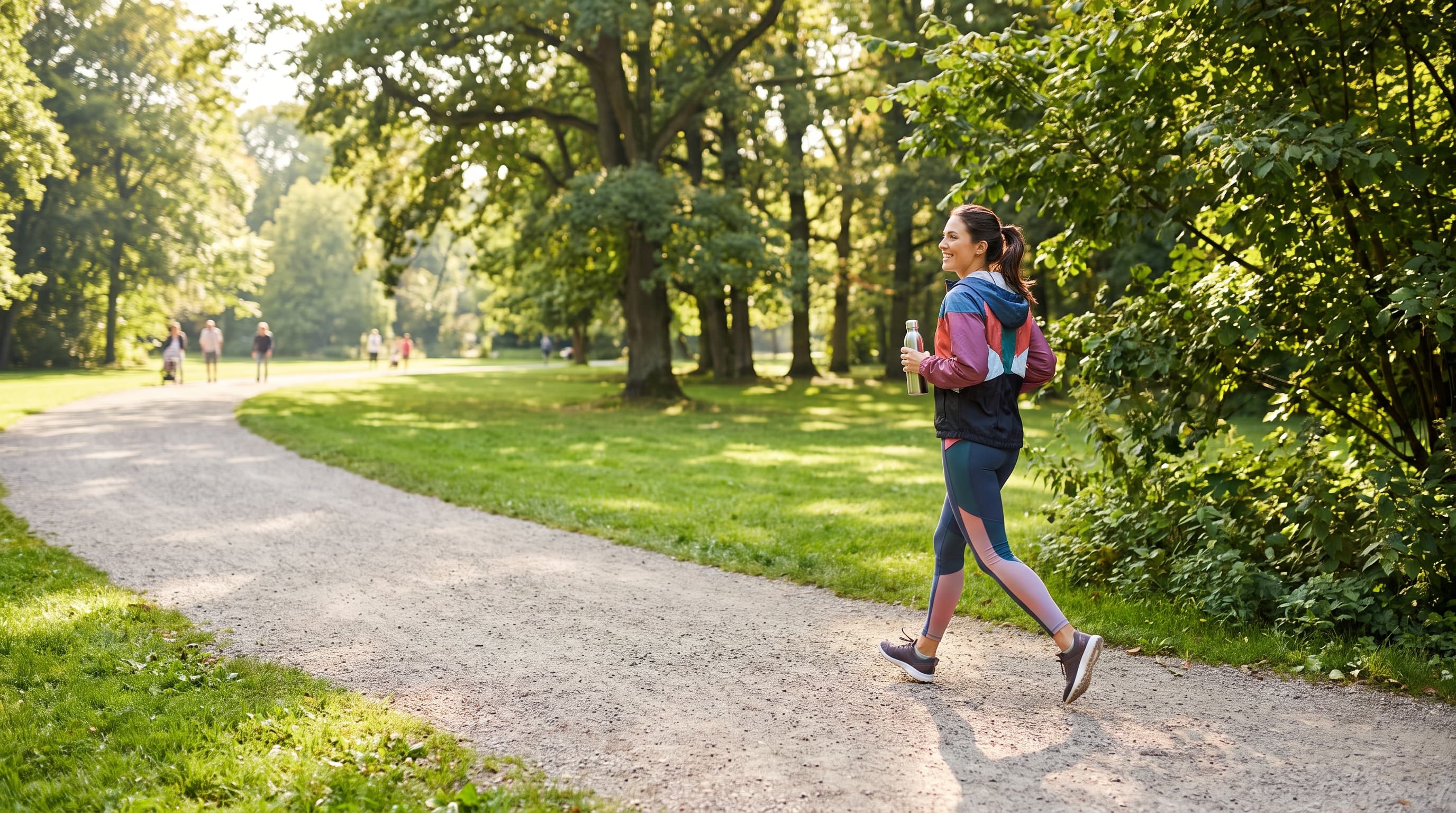 senior woman walking