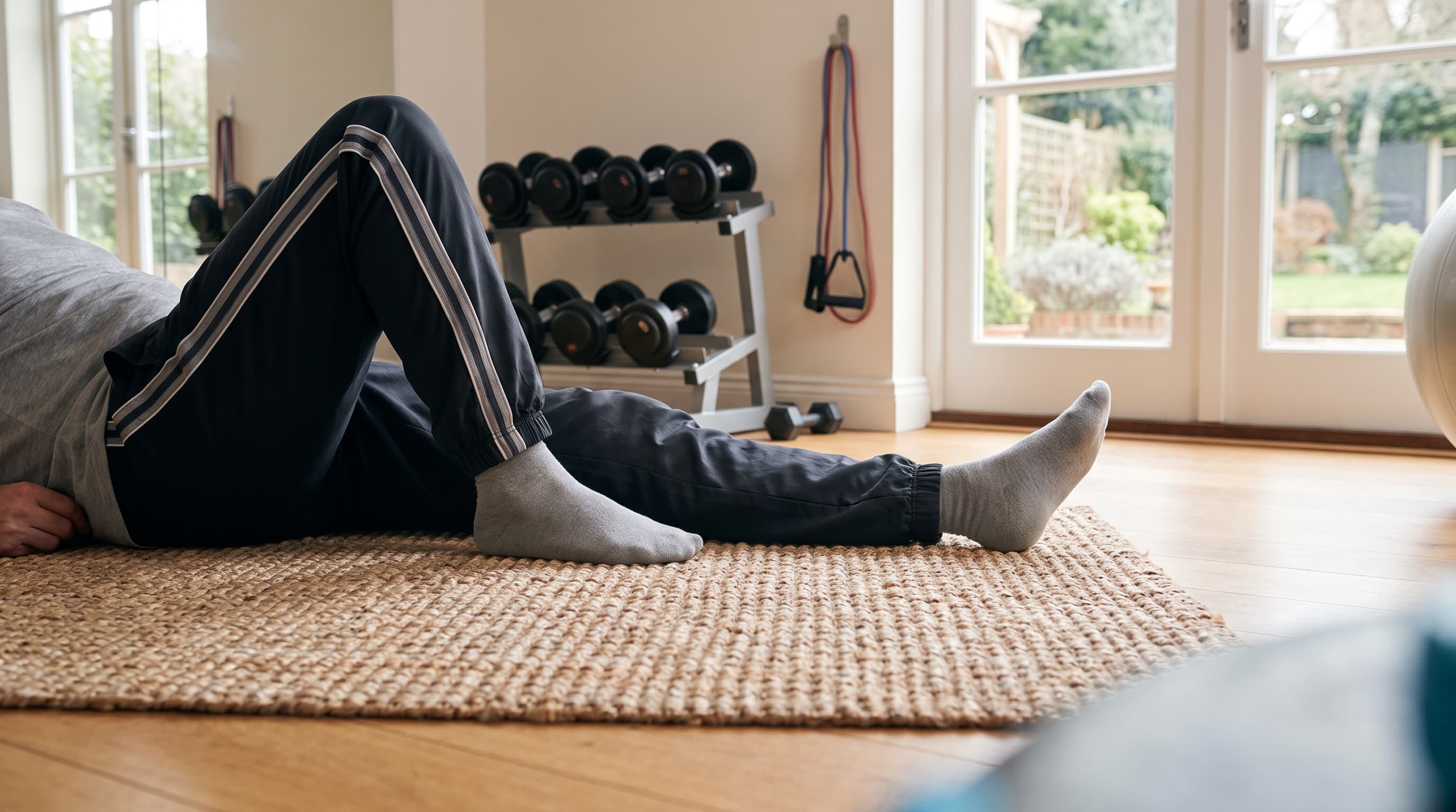 persona che fa stretching