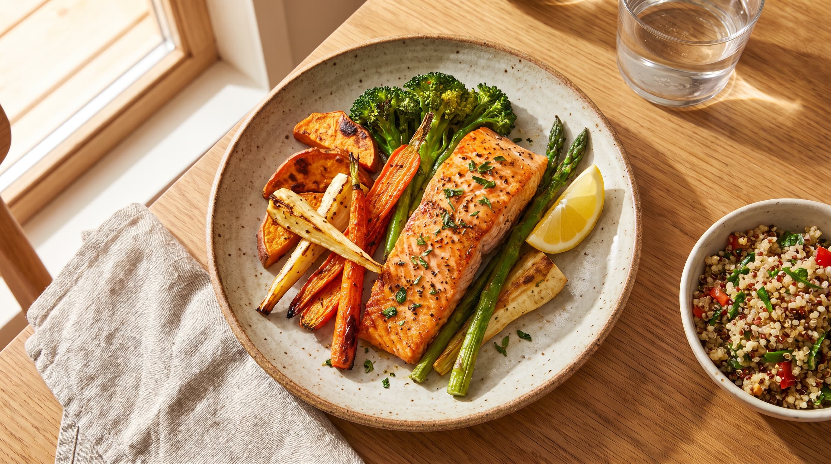 mediterranean salmon salad