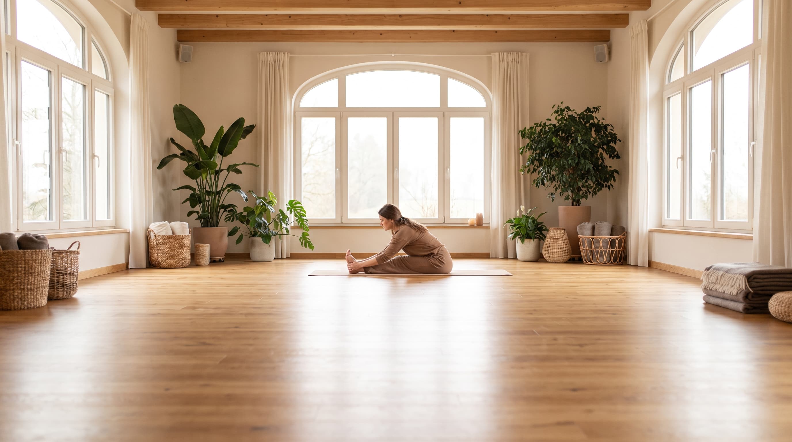reaching toes stretch
