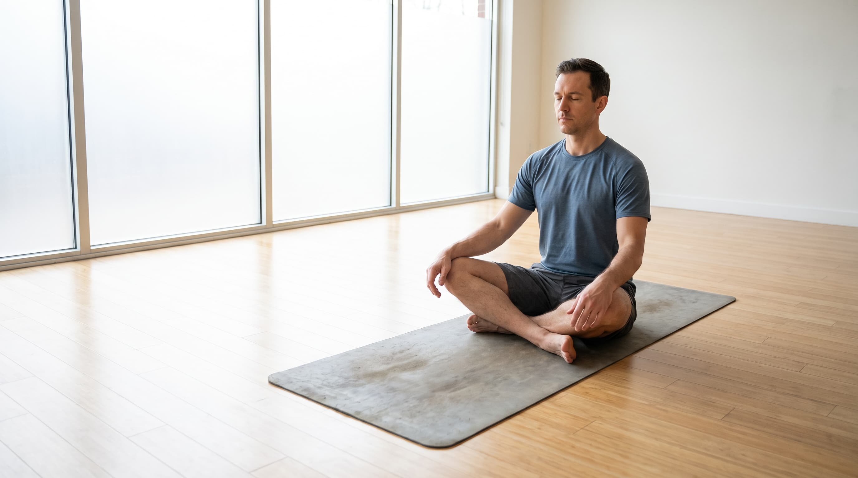 yoga mat floor